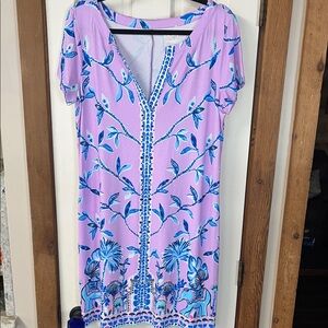 Lilly Pulitzer Soft Pastel Dress with Floral Design NWOT